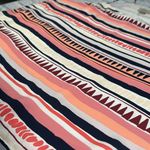 Loft  Outlet Sleeveless Tank Top Blouse striped coral pink blue Women’s size XL Photo 2