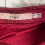 Mi Amici Francesca's Red Faux Suede Embroidered Floral Mini Skirt Women's M Red Size M Photo 5