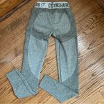 Gymshark | Flex Heather Olive Green Logo Waistband Contour Leggings Size S Photo 6