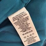 Free People NWT Abbie Tie Neck Puff Sleeve Reversible Mini Dress in Green Combo Photo 10