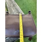Coach Vintage  9132 Crossbody Shoulder Bag Chocolate Brown Color Slim S‎ Photo 10