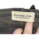 Abercrombie & Fitch  Soft AF Black Cotton Fleece Sweat Athletic Shorts Size Large Photo 3