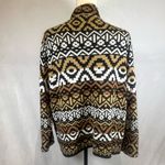 Ruby Rd  Favorites black tan southwestern aztec print cardigan sweater size 1X Photo 3