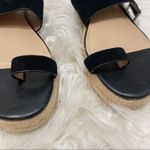 H by Halston  Savannah Suede Buckle Espadrille Slide Sandals size 8 Photo 3