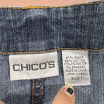 Chico's  size 1 denim pencil skirt Photo 4
