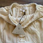 Lost + Wander  Boho Cream Embroidered Hem Shorts Size Medium Photo 5