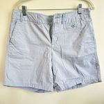 Dockers Summer Mid-Length Shorts Women Light Blue Size 6 No Stretch Photo 0
