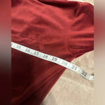 Lou & grey  Loft Velour Jumpsuit Size Small Holiday Festive Comfy Velvet Photo 3