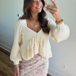 These Three Boutique Sweater Babydoll Top Photo 0