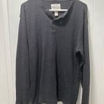 st. john's bay Grey Waffle Knit Long Sleeve  Photo 0