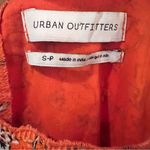 Urban Outfitters  Hanna Orange Floral Babydoll Scalloped Mini Dress Size‎ Small Photo 5