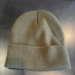 Source Unknown Olive Green Knit Beanie like new not worn Photo 0