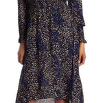 Nanette Lepore  size 10 Navy High Low Dress Photo 0