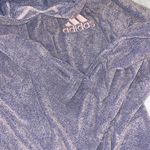 Adidas New Terry cloth  pink and blue hoodie adjustable bottom Photo 5