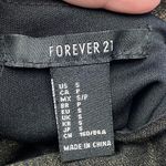 Forever 21 Little Black Dress Bodycon Metallic Size Small Rear Zip Lined Party Photo 6