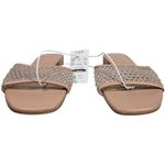 J. Crew Factory Rhinestone mesh slide sandals CI954 6 NWT Tan Photo 6