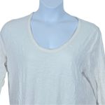 J.Crew Vintage Cotton Scoop Neck Long-Sleeve T-Shirt White 2X Plus Photo 3