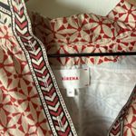 Xirena Izzie Geometric Print Cotton Top in Desert Day XS Red Photo 4