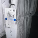 1. State  V-Neck Ring Cutout Romper in Ultra white NWT Size XL Linen Mix Photo 8