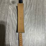 Guess  Women's Cuffs Watch - Black Leather Strap , Logo Canvas Strap Photo 2