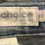 Calvin Klein Flare Distressed Light-Wash Jeans, Size, 28” waist Photo 11