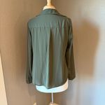 EXPRESS Sage Green Portofino Shirt Small Photo 2