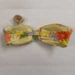 Wild Fable Women’s Floral Bikini Top NWOT Size XL Orange Green Summer Swimsuit Photo 3