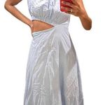 In the Beginning Shop Neighbor by  blue cutout between midi to maxi dress Photo 0