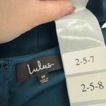 Lulus  Dress Womens Medium Teal Infinite Glory Maxi Mermaid Formal Evening Gown Photo 4