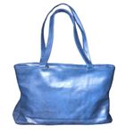 Vibrant FAUX LEATHER  BLUE EMBELLISHED DESIGN SHOULDER BAG Photo 20