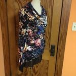 cupio cowl neck floral n lace tunic Photo 5