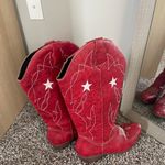 Red Cowboy Boots Size 10 Photo 1