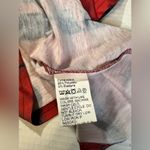 SheIn  Tie Dye Asymmetrical Neck Cut Out Tee Red Black Summer Top Casual Size Med Photo 5