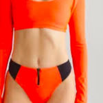 Maaji  Fire Besti Mimmi Long Sleeve Reversible
Two- Piece Swimsuit‎ Small Photo 0