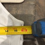 Athleta  Ruched Side Rib Knit Tank Top White Size L Photo 8