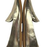 FitFlop  Lena Metallic Gold Leather Loafer Shoes Comfort Flats Size 6 (Euro 37) Photo 0