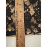 INC NWT Black Lace Gold Tank Top Corset 8 Whimsigoth Steampunk Mesh Cosplay Photo 9