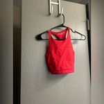 Outdoor Voices  Red TechSweat High Neck Crop Top Sports Bra Photo 1