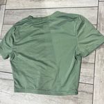 SheIn California West Coast Green Crop top T shirt slim fit Women’s size small Photo 2