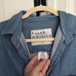 Frank & Eileen Mary Denim Blue Long Sleeve Dress Size L Photo 1