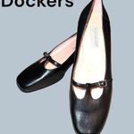 Dockers  women’s black mary Jane slightly wedged flats! Ntn Photo 1