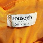 House Of CB  Julianna Strapless Ruched Corset Dress Women's XS Orange NWOT Photo 4