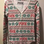 PINK - Victoria's Secret PINK Victoria’s Secret Christmas Shirt Photo 0