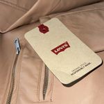 Levi's NWT ® Belted Faux Leather Motorcycle Jacket Color: Biscotti Photo 6
