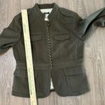 J.Crew Wool Military Officer Jacket | Size 8 | Brass Buttons | Vintage FA06 Green Photo 7