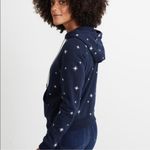 Marine layer  Stars Hoodie Celestial Full Zip Sweatshirt Cozy Blue White Size M Photo 1