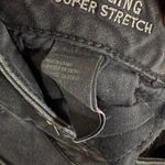 American Eagle Jegging Super Stretch Women Size 2 Black Skinny Fit Distressed Photo 2