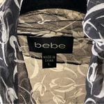 Bebe  Silk Cowl Neck‎ Top Size L Photo 4