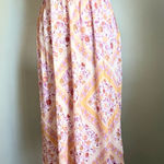 SO Floral Strapless Jumpsuit - purple‎ orange  boho cottagecore Y2K Flowy xl fall Photo 0