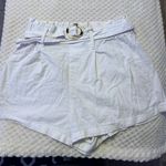 LA Hearts White Linen Shorts Photo 0